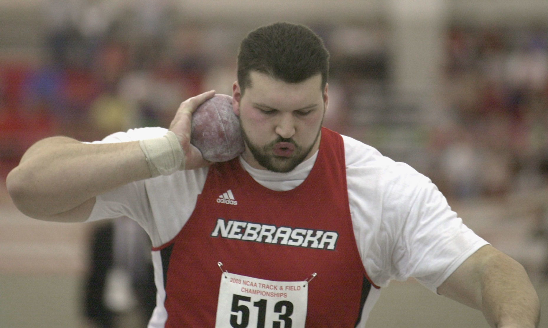 Myerscough dominating the shot put